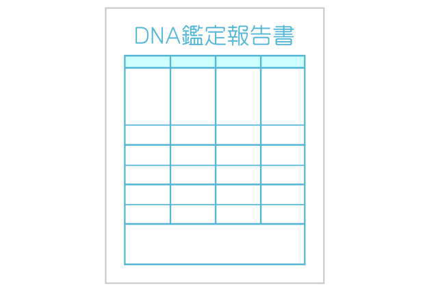DNA鑑定報告書