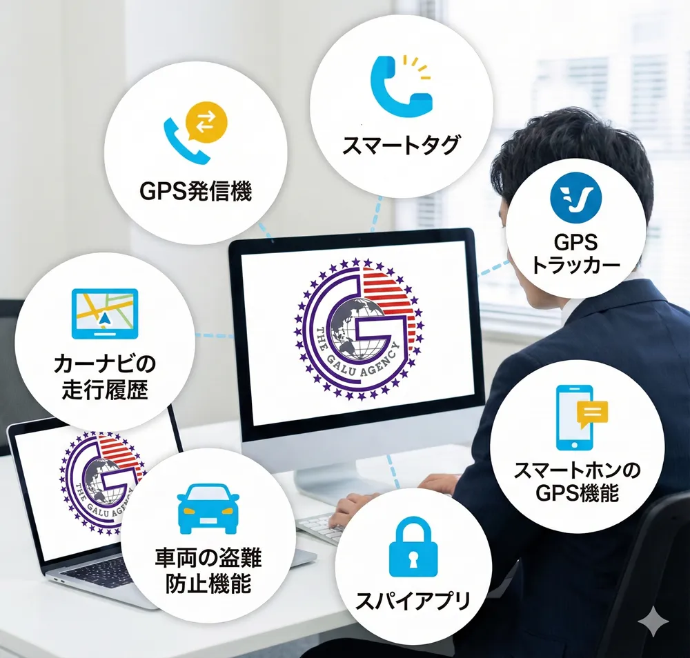 GPS情報が入手可能なデバイス例