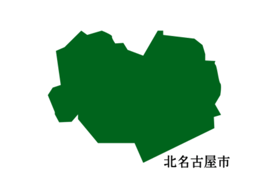 北名古屋市の地図