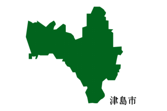 津島市の地図